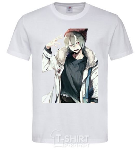 Men's T-Shirt Anime boy White фото