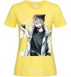 Women's T-shirt Anime boy cornsilk фото