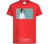 Kids T-shirt Spirited away anime characters red фото
