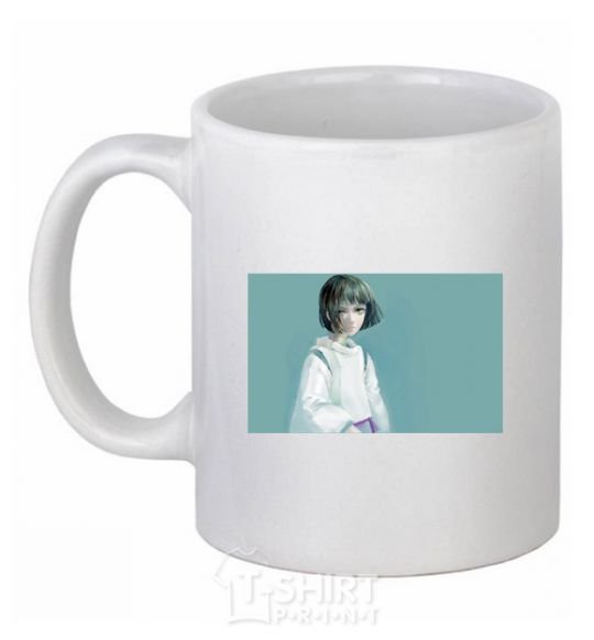 Ceramic mug Spirited away anime characters White фото