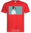 Men's T-Shirt Spirited away anime characters red фото