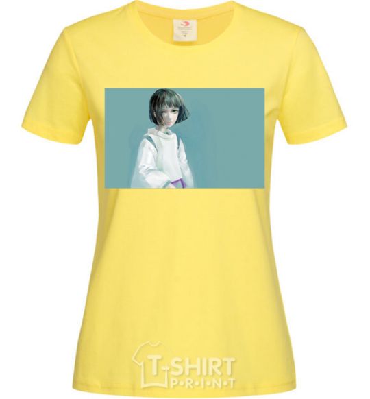 Women's T-shirt Spirited away anime characters cornsilk фото
