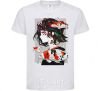 Kids T-shirt Anime fish and girl White фото