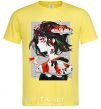 Men's T-Shirt Anime fish and girl cornsilk фото