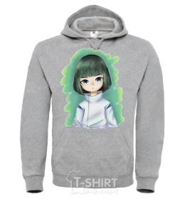 Men`s hoodie Haku sport-grey фото