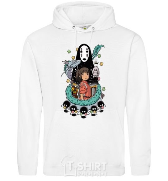 Men`s hoodie Gone with the ghosts White фото