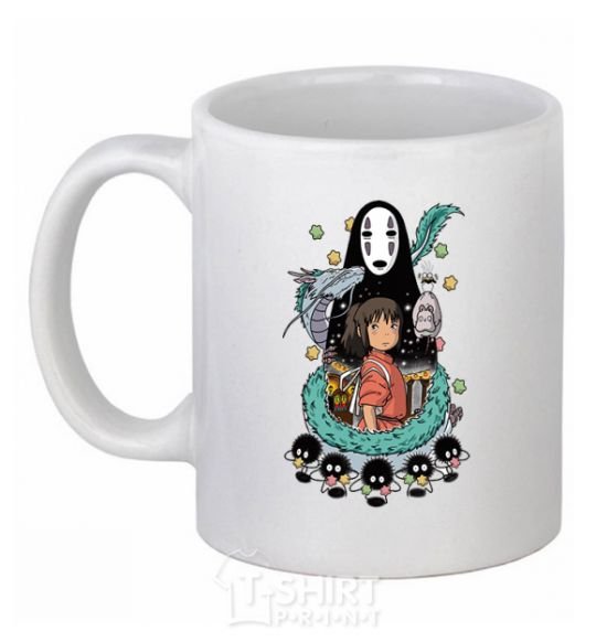 Ceramic mug Gone with the ghosts White фото