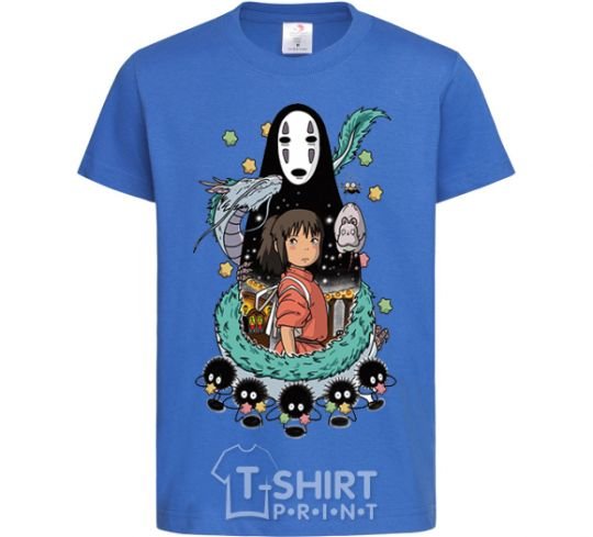 Kids T-shirt Gone with the ghosts royal-blue фото