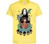 Kids T-shirt Gone with the ghosts cornsilk фото
