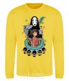 Sweatshirt Gone with the ghosts yellow фото