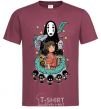 Men's T-Shirt Gone with the ghosts burgundy фото