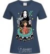 Women's T-shirt Gone with the ghosts navy-blue фото