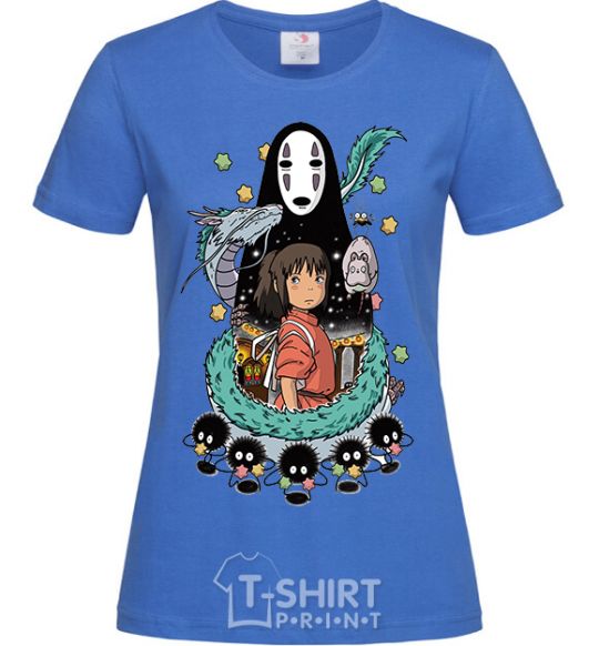 Women's T-shirt Gone with the ghosts royal-blue фото