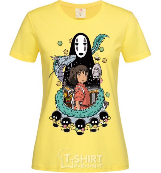 Женская футболка Унесенные призраками Лимонный фото