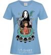 Women's T-shirt Gone with the ghosts sky-blue фото