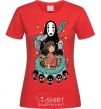 Women's T-shirt Gone with the ghosts red фото