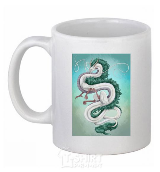 Ceramic mug Haku the dragon White фото