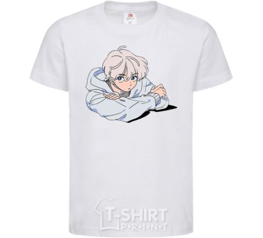 Kids T-shirt Anime art boy White фото