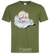 Men's T-Shirt Anime art boy millennial-khaki фото