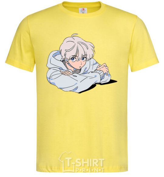 Men's T-Shirt Anime art boy cornsilk фото