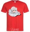 Men's T-Shirt Anime art boy red фото