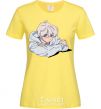 Women's T-shirt Anime art boy cornsilk фото