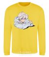 Sweatshirt Anime art boy yellow фото