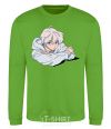 Sweatshirt Anime art boy orchid-green фото