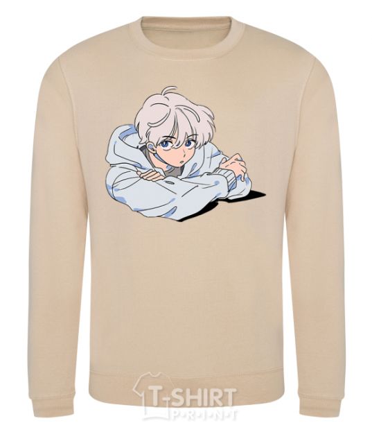 Sweatshirt Anime art boy sand фото