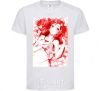 Kids T-shirt Girl anime art red White фото