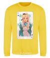 Sweatshirt Sleeping Beauty anime yellow фото