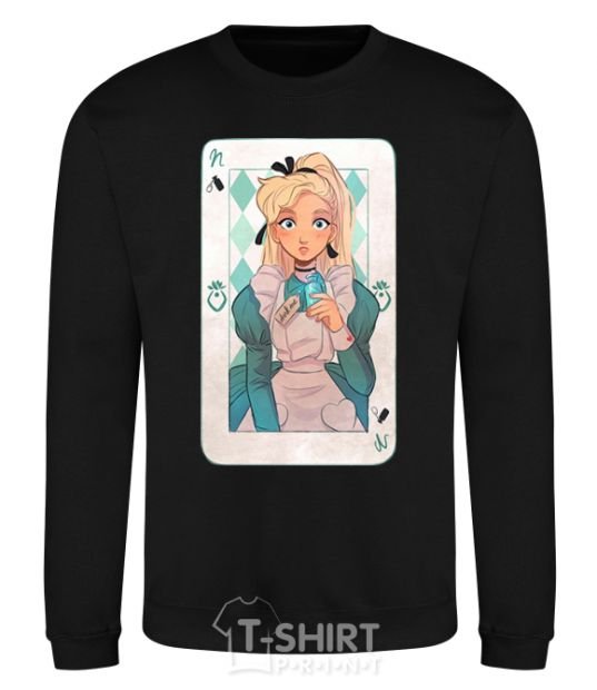 Sweatshirt Sleeping Beauty anime black фото