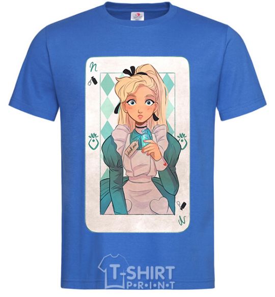 Men's T-Shirt Sleeping Beauty anime royal-blue фото