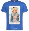 Men's T-Shirt Sleeping Beauty anime royal-blue фото