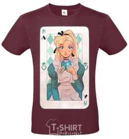 Men's T-Shirt Sleeping Beauty anime burgundy фото