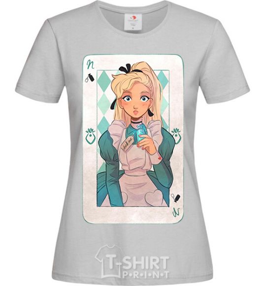 Women's T-shirt Sleeping Beauty anime grey фото