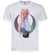 Men's T-Shirt Sailor Moon drawing White фото