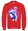 Sweatshirt Girl's anime back yellow фото