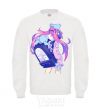 Sweatshirt Girl's anime back White фото