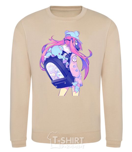 Sweatshirt Girl's anime back sand фото