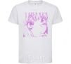 Kids T-shirt The anime girl is pink White фото