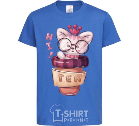 Kids T-shirt Hi tea royal-blue фото