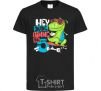 Kids T-shirt Hey dude gimme the 5 black фото