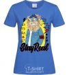 Women's T-shirt Lion Stay real royal-blue фото