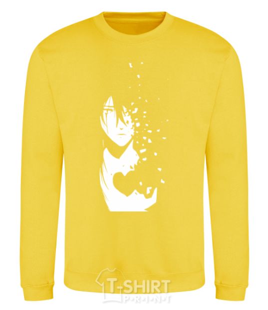 Sweatshirt Anime boy without heart yellow фото