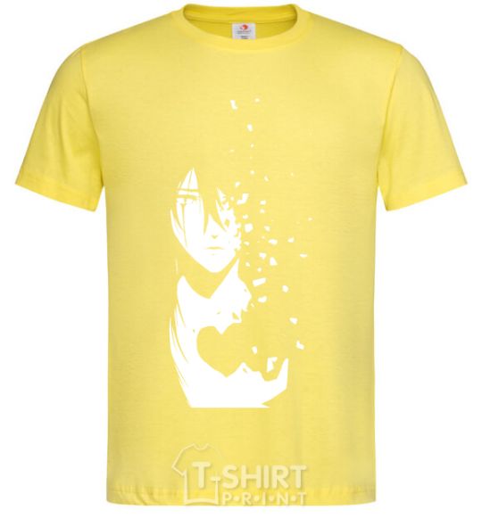 Men's T-Shirt Anime boy without heart cornsilk фото