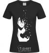 Women's T-shirt Anime boy without heart black фото