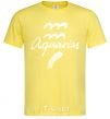 Men's T-Shirt Aquarius white cornsilk фото