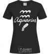 Женская футболка Aquarius white Черный фото