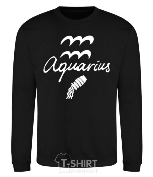 Sweatshirt Aquarius white black фото